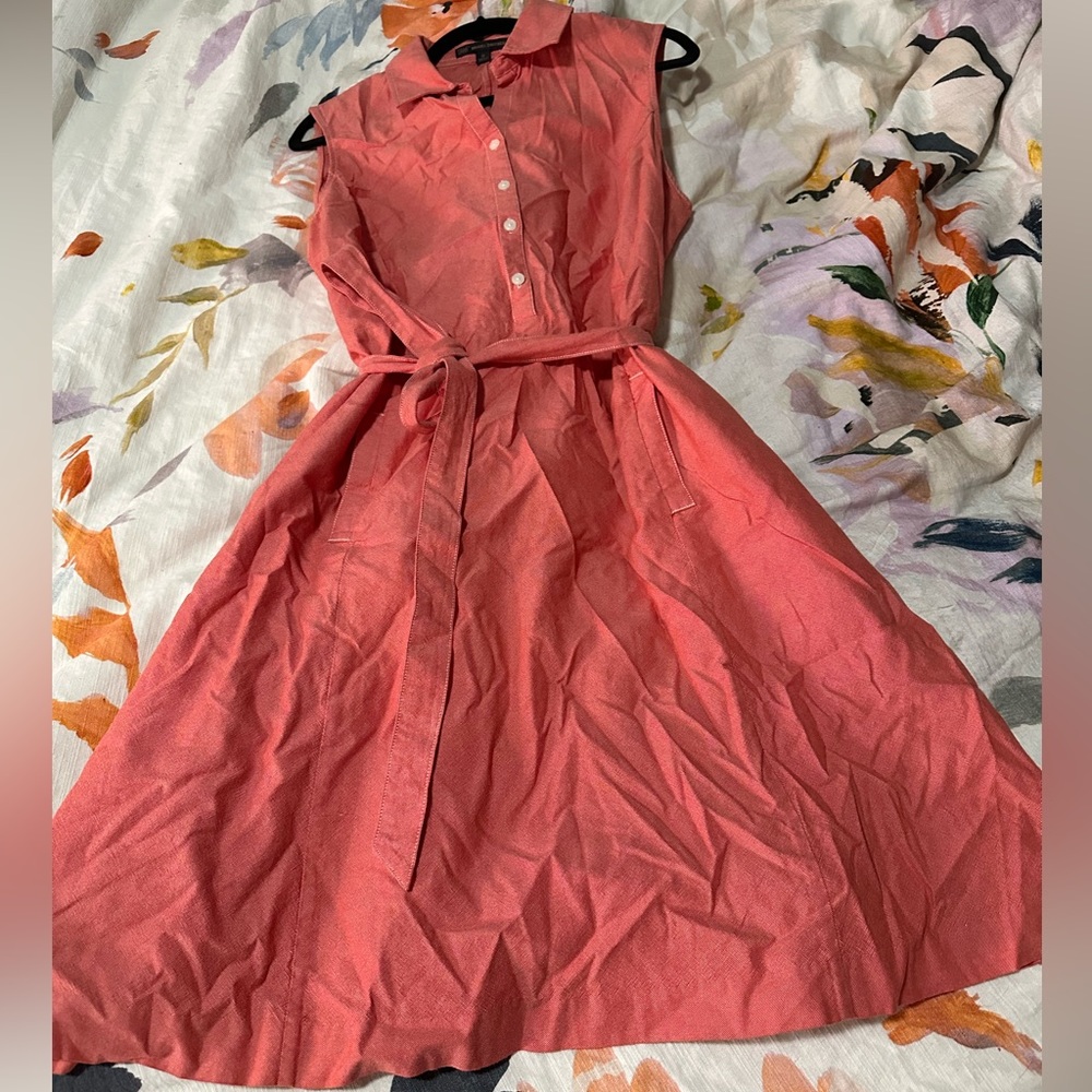 Brooks Brothers Coral Cotton dress